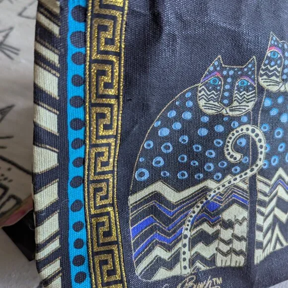 Laurel Burch- Spotted Cat- Hand purse - Picture 7 of 10